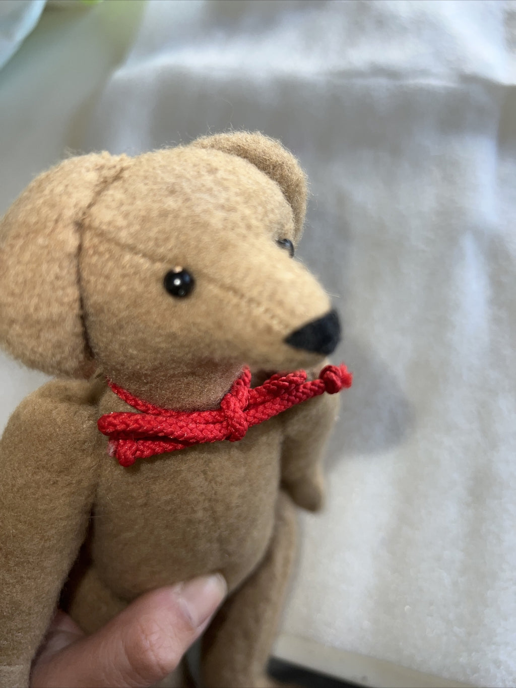 Cute Hand Made Vintage Bear 9” Steiff Style Felt2