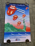 #182 1981 Rolling Stones US Tour Record Store  Promo Poster  23” X 36” NYC0