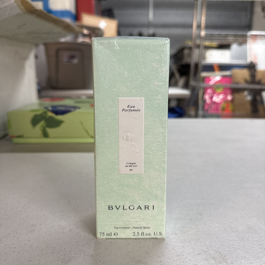 Vintage Bvlgari Eau Parfumée Cologne au thé vert 75 ml 2.5 oz NOS Sealed Italy0