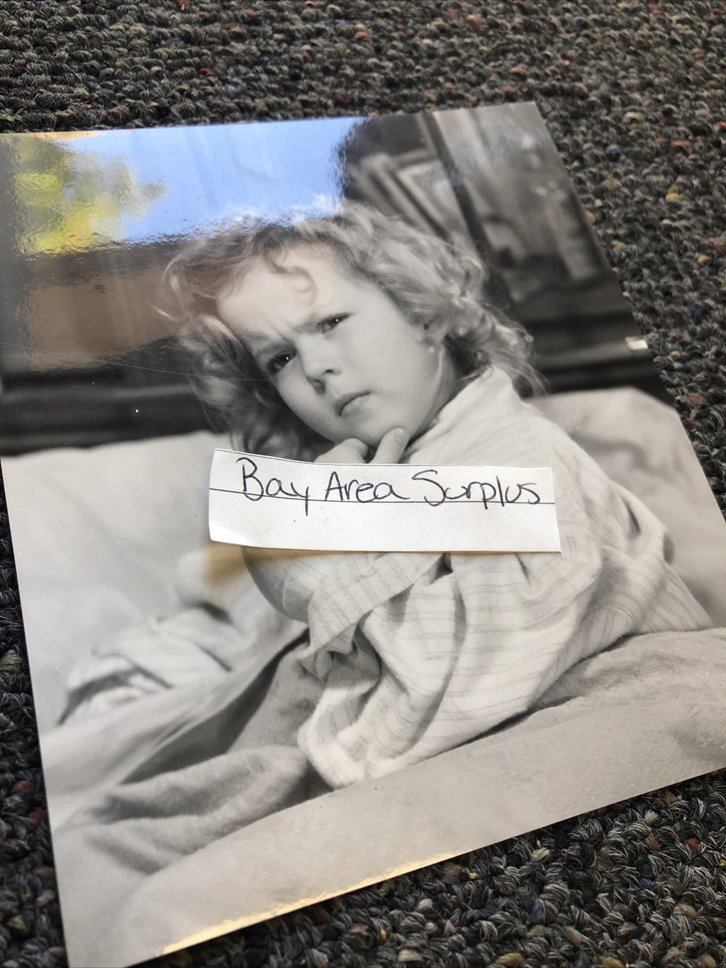 Rare Original Unpublished Early Photo Of Shirley Temple Black/white 6”x5”1