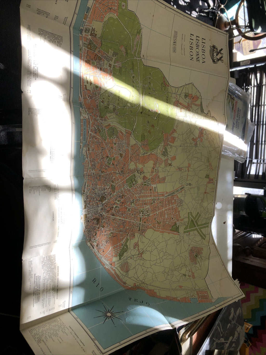 Vintage Map Lisboa (Lisbon) Portugal - Booklet Tourism Rare Look At The Past3
