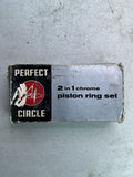 NOS Perfect Circle Piston Ring Set – 2 in 1 Chrome – Lot of 9 Boxes – Vintage0