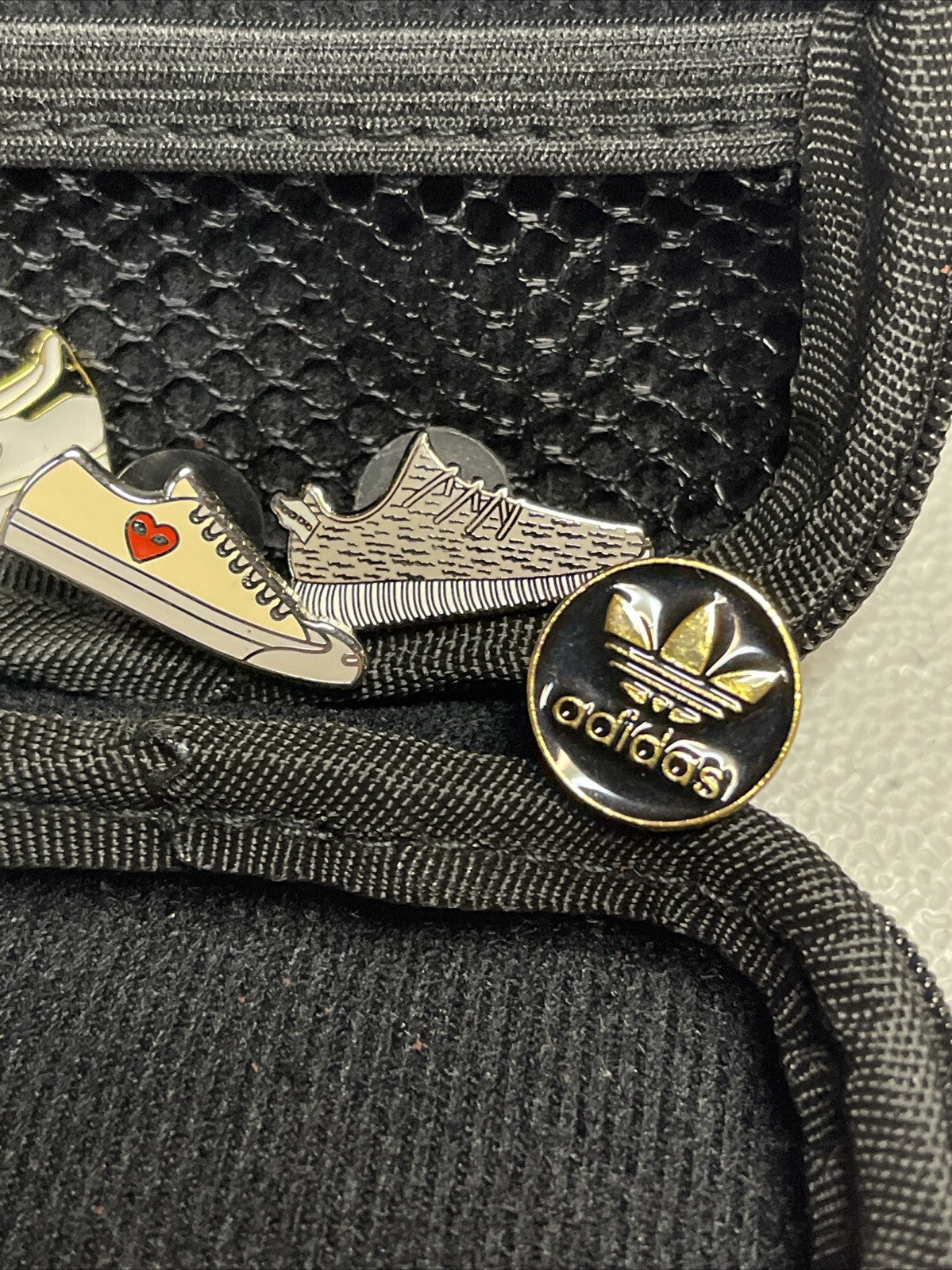 Lot Of 4 Different Adidas Shoe Logo Lapel Enamel Hat Pins Pin Sneakers Yeezy3