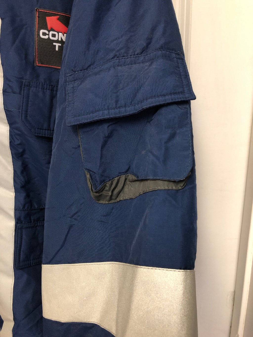 Conic Eco Tech Winter Coat Jacket XL Water resistant Arm Pocket Removable Hood1