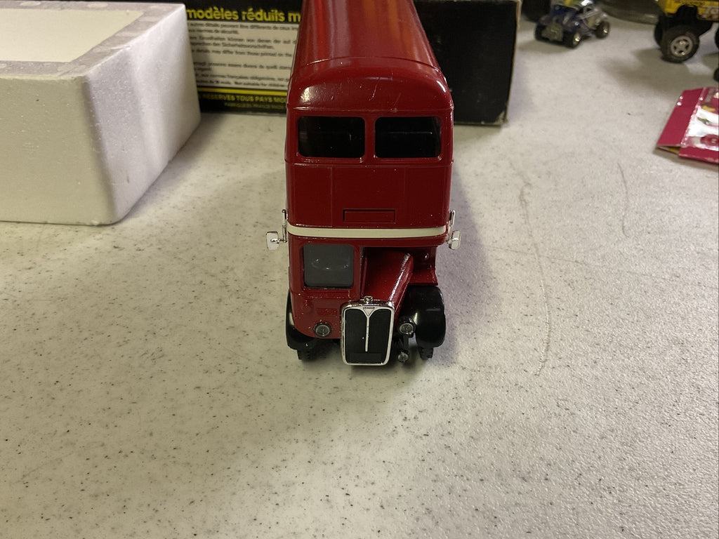 Solido Red AEC Double Decker Hovis Butter Tea London Bus 1/50 Scale FRANCE2