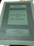 Islamic Works Of Art Part I Arms & Armor 1976 Sotheby's Scarce Reference0