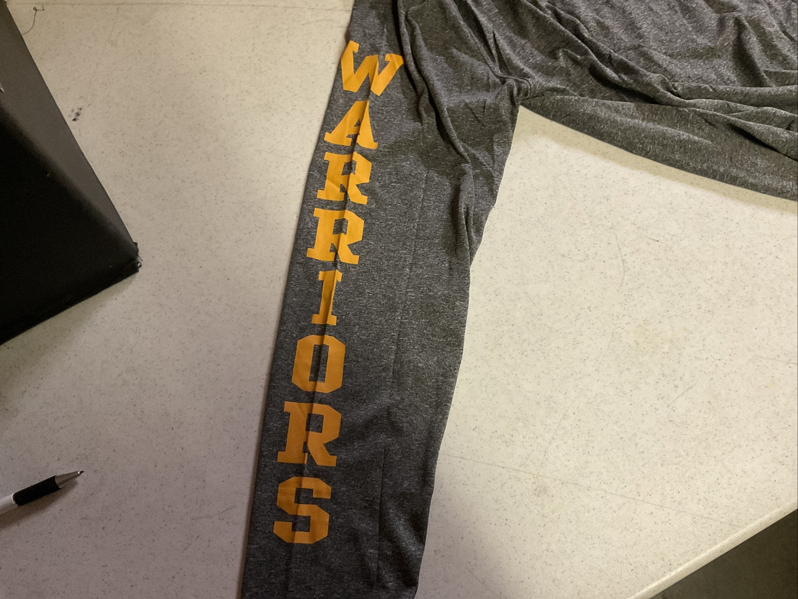 Golden State Warriors NBA Net-Dri Polyester Gray Embellished Long Sleeve SizeL 6