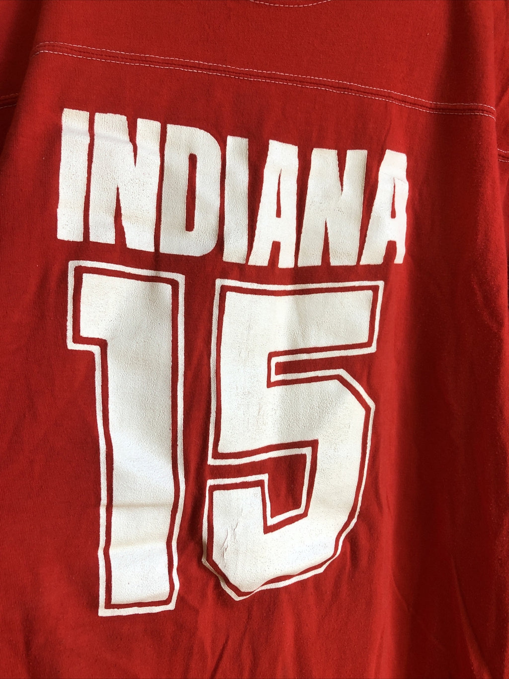 Vintage 1970’s University Of Indiana #15 Shirt Size Large1
