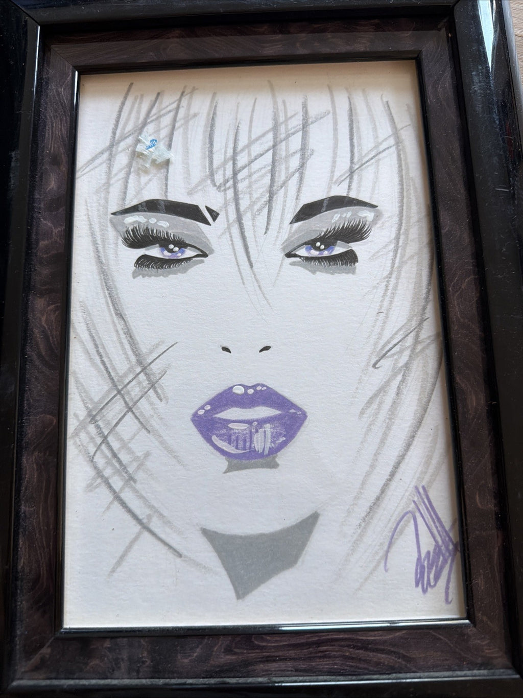 Nice Original Art Signed Dennis Mukai??? Nagel?? Not Exactly Sure0