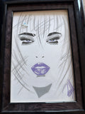 Nice Original Art Signed Dennis Mukai??? Nagel?? Not Exactly Sure0