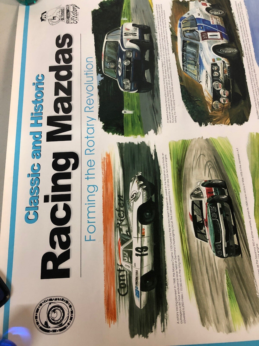 OL' SKOOL 252 Of 1000 Racing Mazda Forming Rotary Revolution Tim J Chadwick3