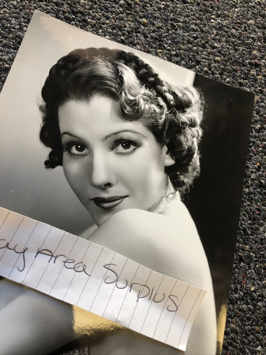 Rare Original Unpublished Photo Of BLANCA VISCHER 9”x6” Glamour Shot5