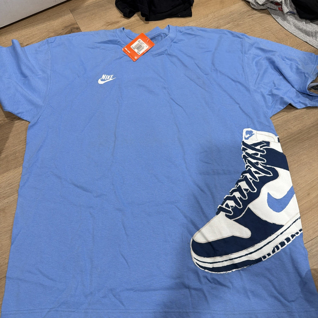 Vintage Nike Jordan 1 Dunk North Carolina T-Shirt XL New W Tag0