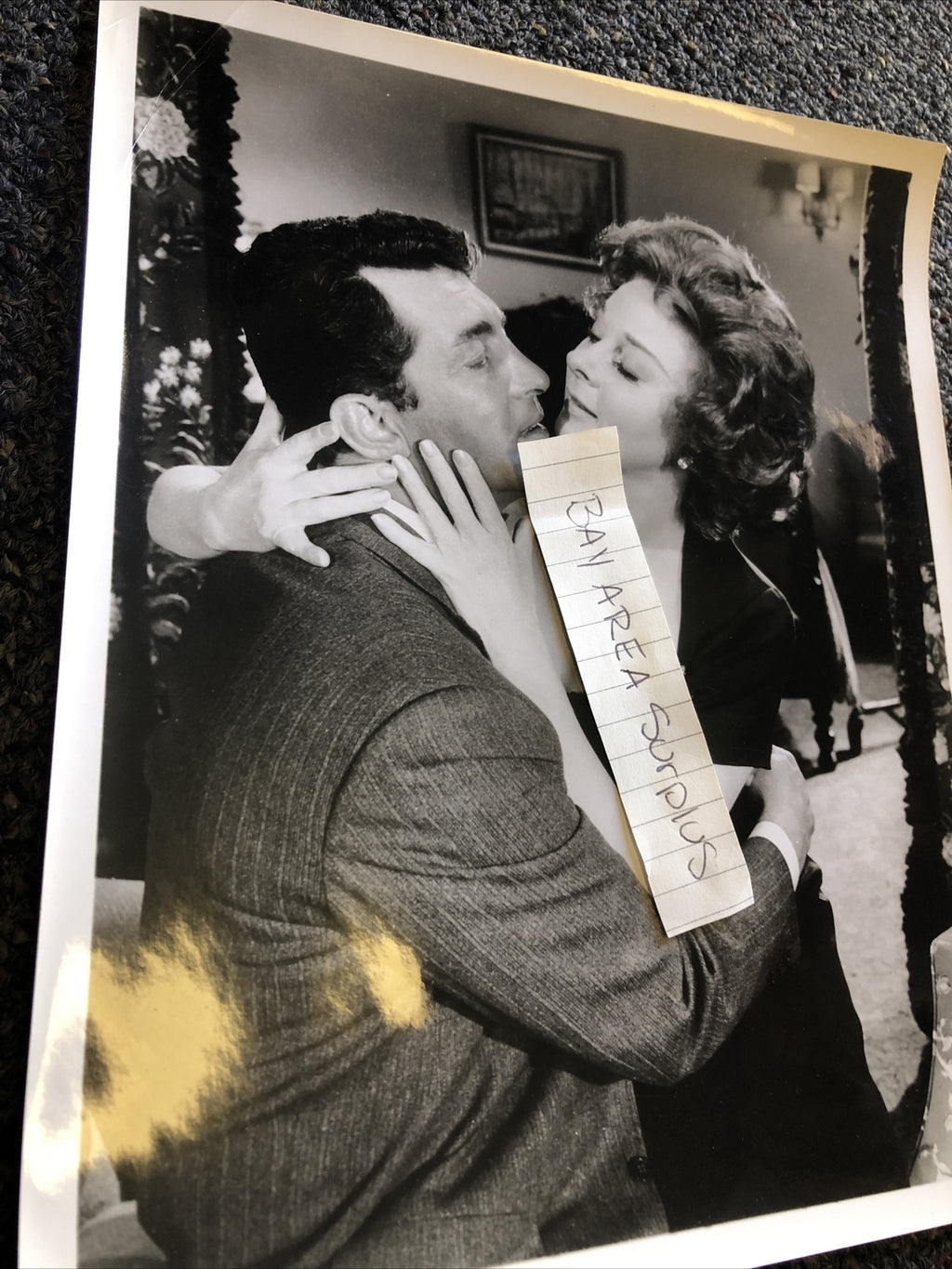 RARE Original Photo Of Susan Hayward & Dean Martin 10”x8” Candid5