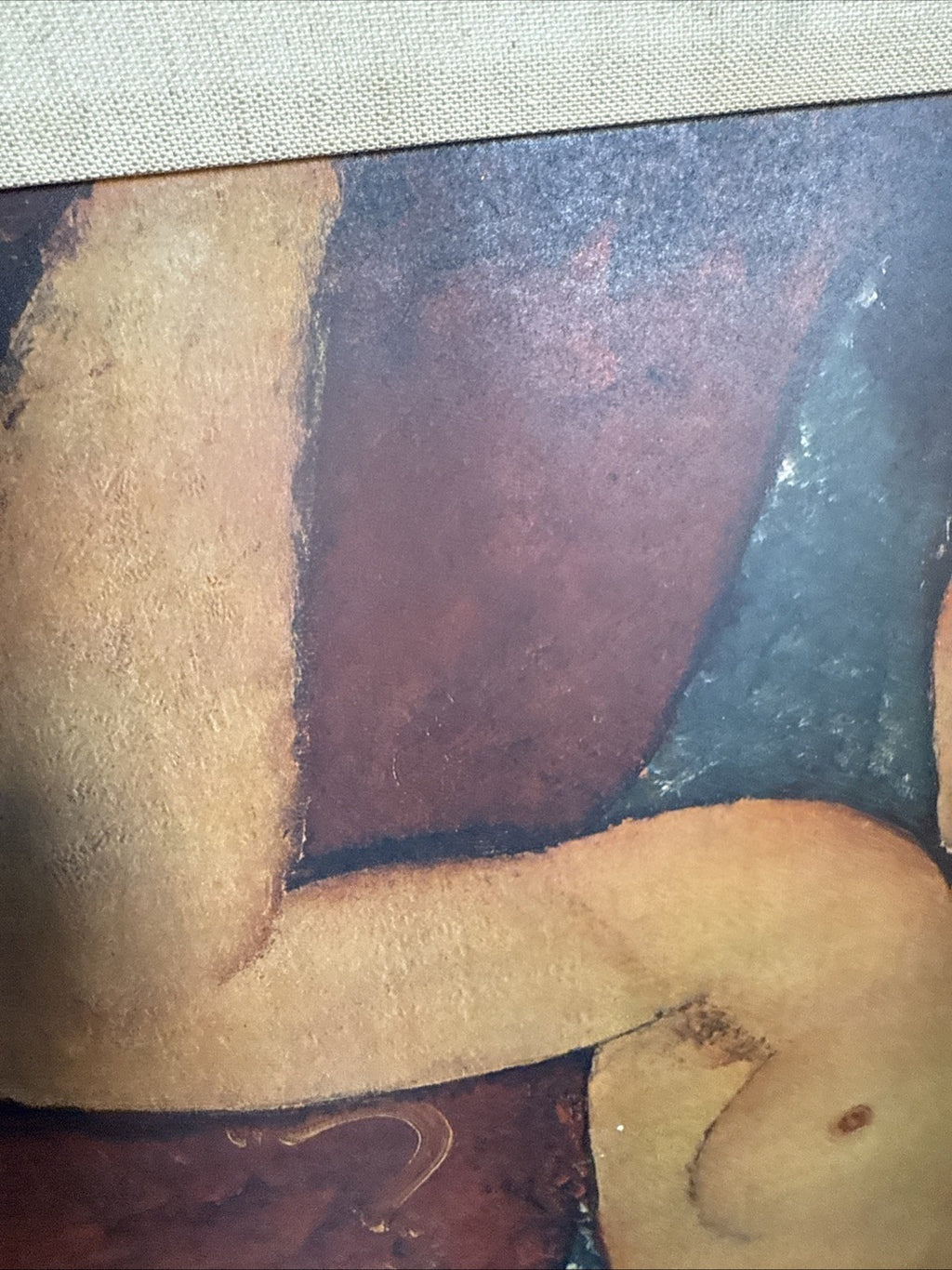 Amedeo Modigliani (Italian, 1884-1920) Old Print Or Litho Framed 22.5” X 33”2