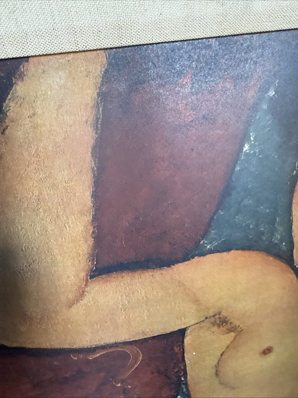 Amedeo Modigliani (Italian, 1884-1920) Old Print Or Litho Framed 22.5” X 33”2
