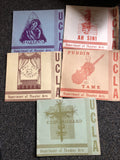 Vintage UCLA Department Of Theater Arts Lot Of 5 - 1961 & 19620