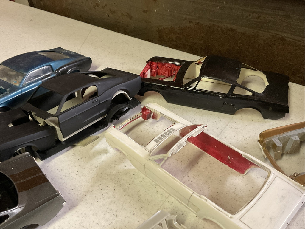 Vintage Car Model Junkyard  /restoration project Body Lot7