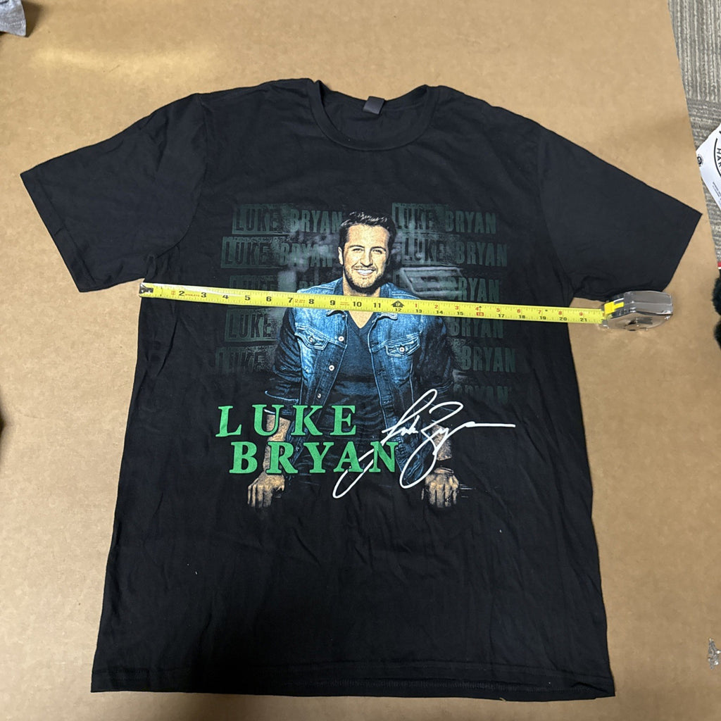 Luke Bryan Kick The Dust Up 2015 Tour T-shirt Adult Sz L Black Official Merch4