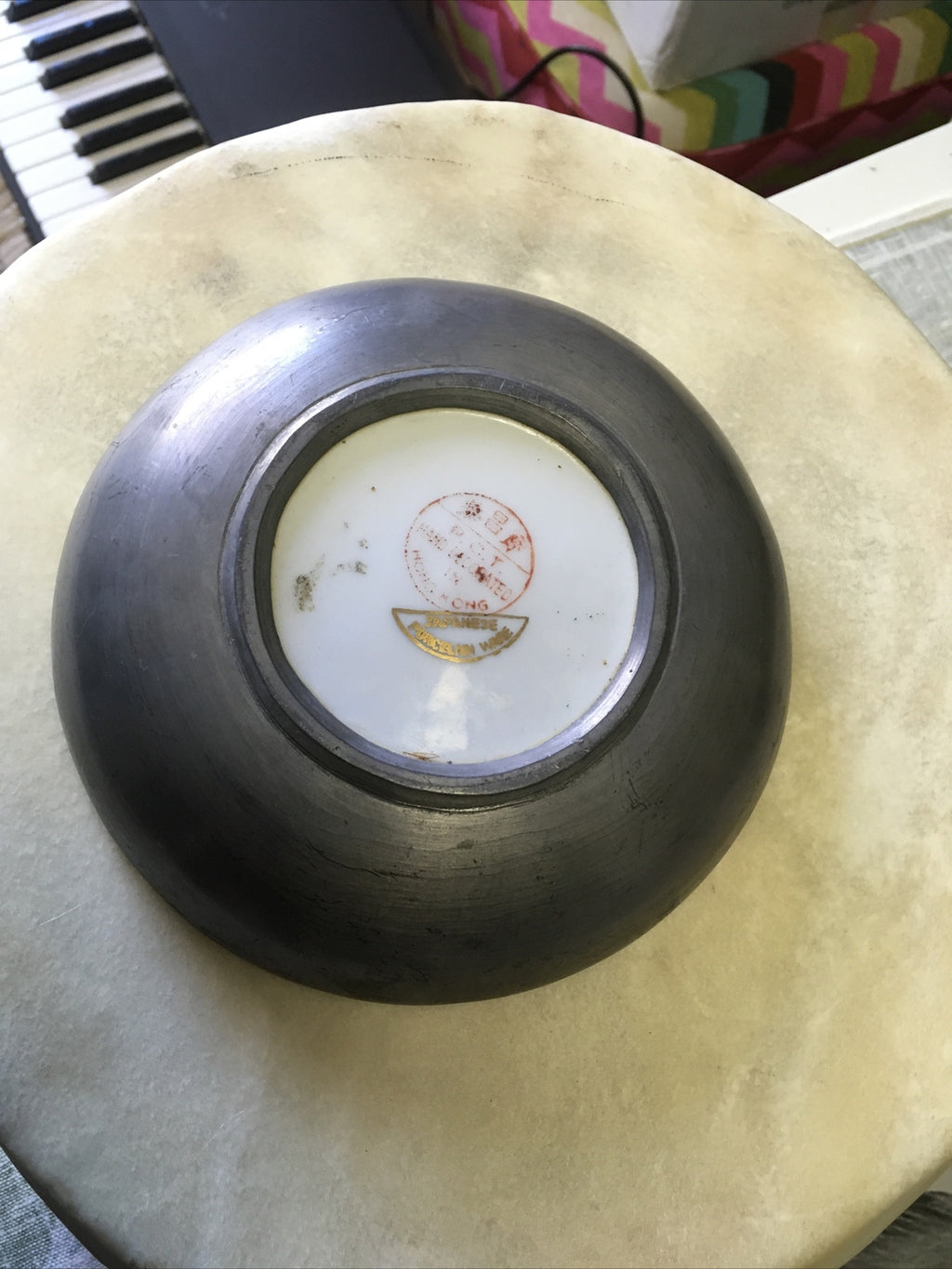 Vintage MC Japanese Porcelain Ware/ Chinese Famille Rose Hand Painted Bowl1