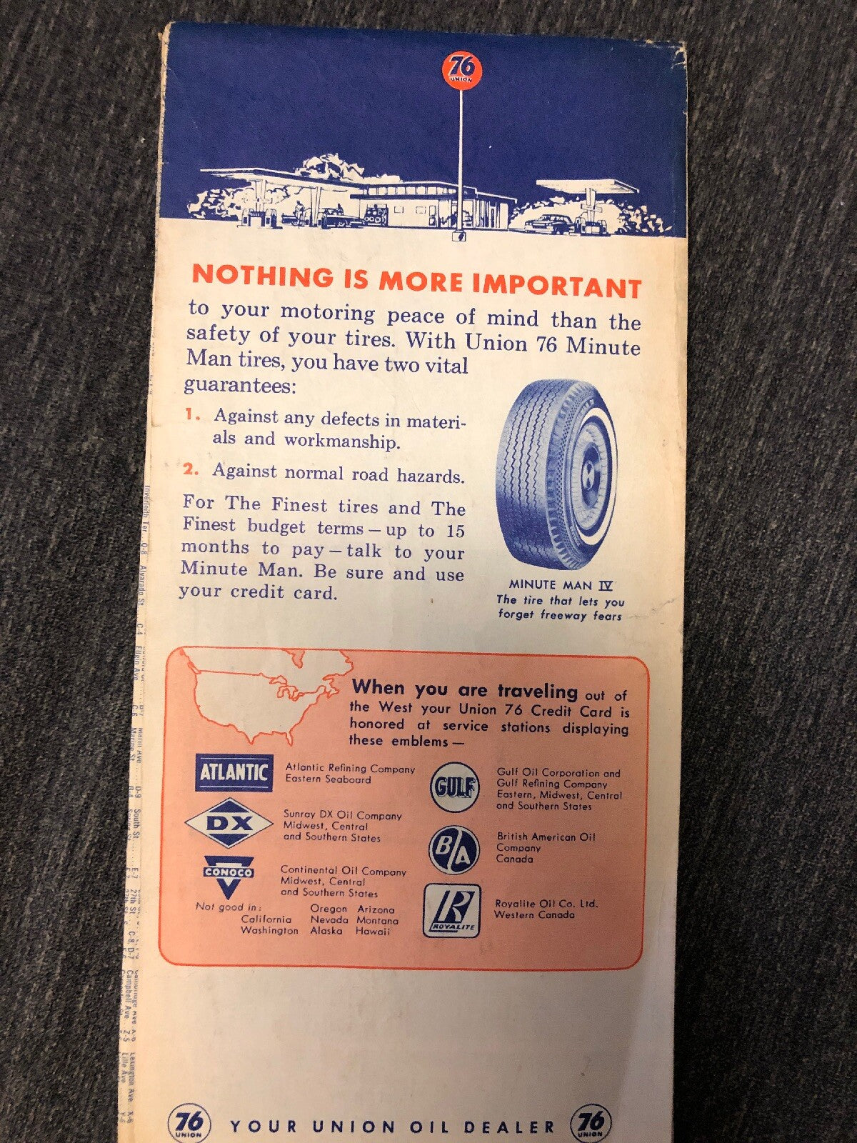 ad1-F  Travel Road Map 1964 San Francisco East Bay Union 76 093a1