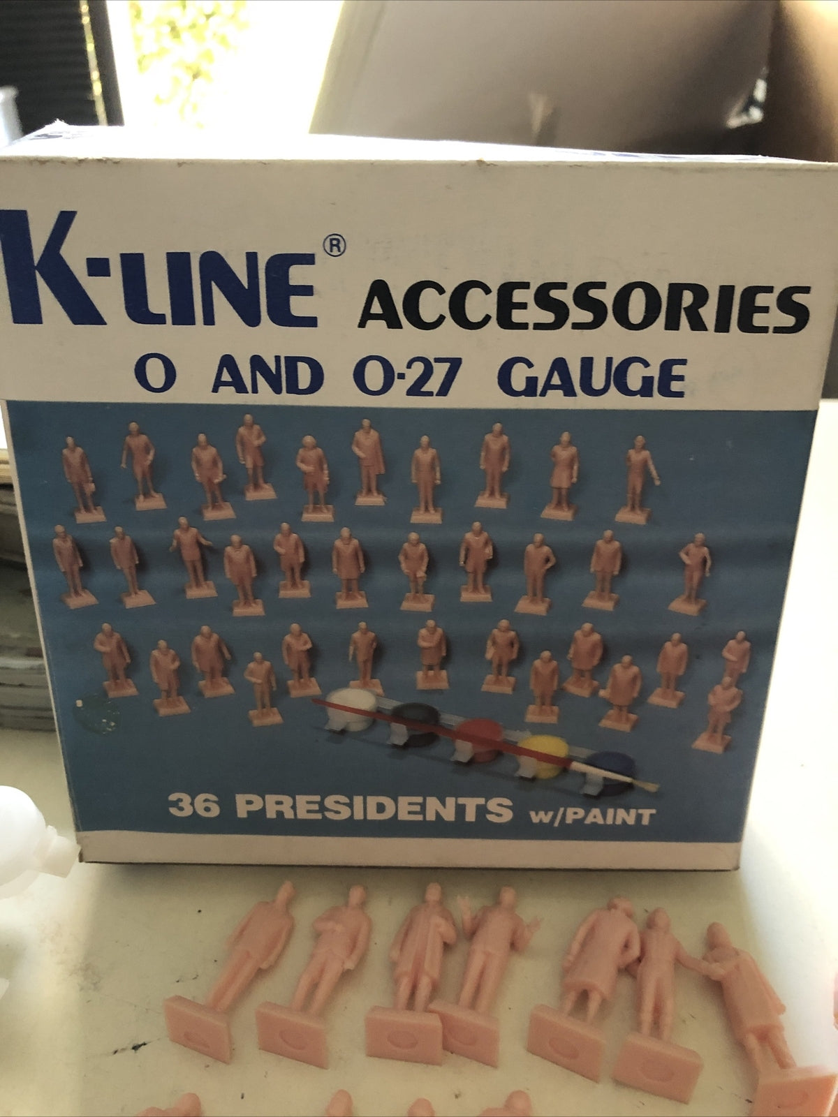 K-LINE Accessories 0 And 0-27 Gauge 36 Presidents With Paint New Open Box1