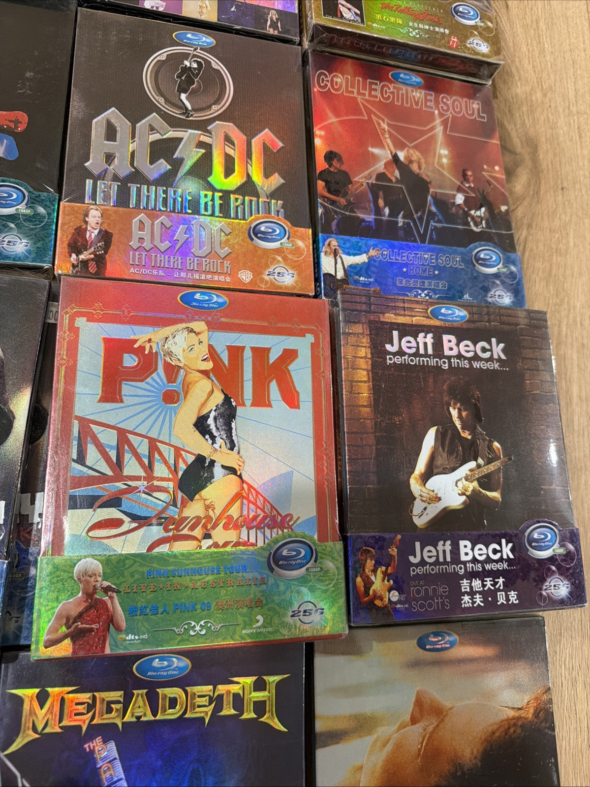 Sealed Rare OOP Music Blue Ray Lot Of 27 Chinese First Editions True HD4