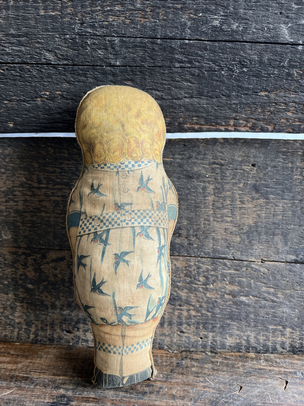 8” Antique Stuffed Rag Doll1