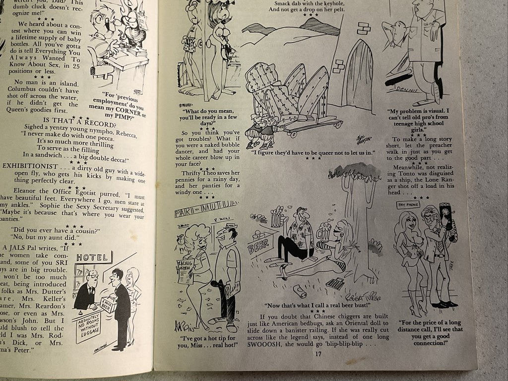 Vintage Comic Books Adult Humor Risque Pierre Davis 1972 Lot9