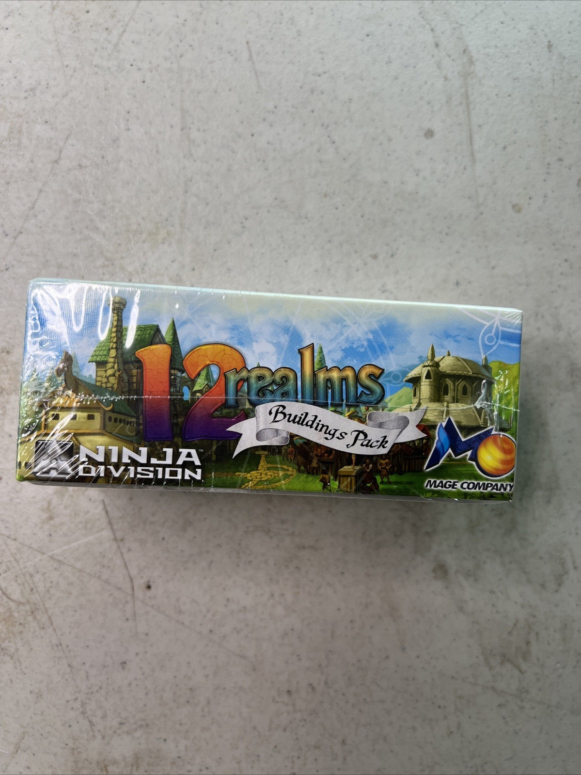 2016 Mage Company 12 Realms Building Pack Inn Stable Bazaar Miniature PVC Game1