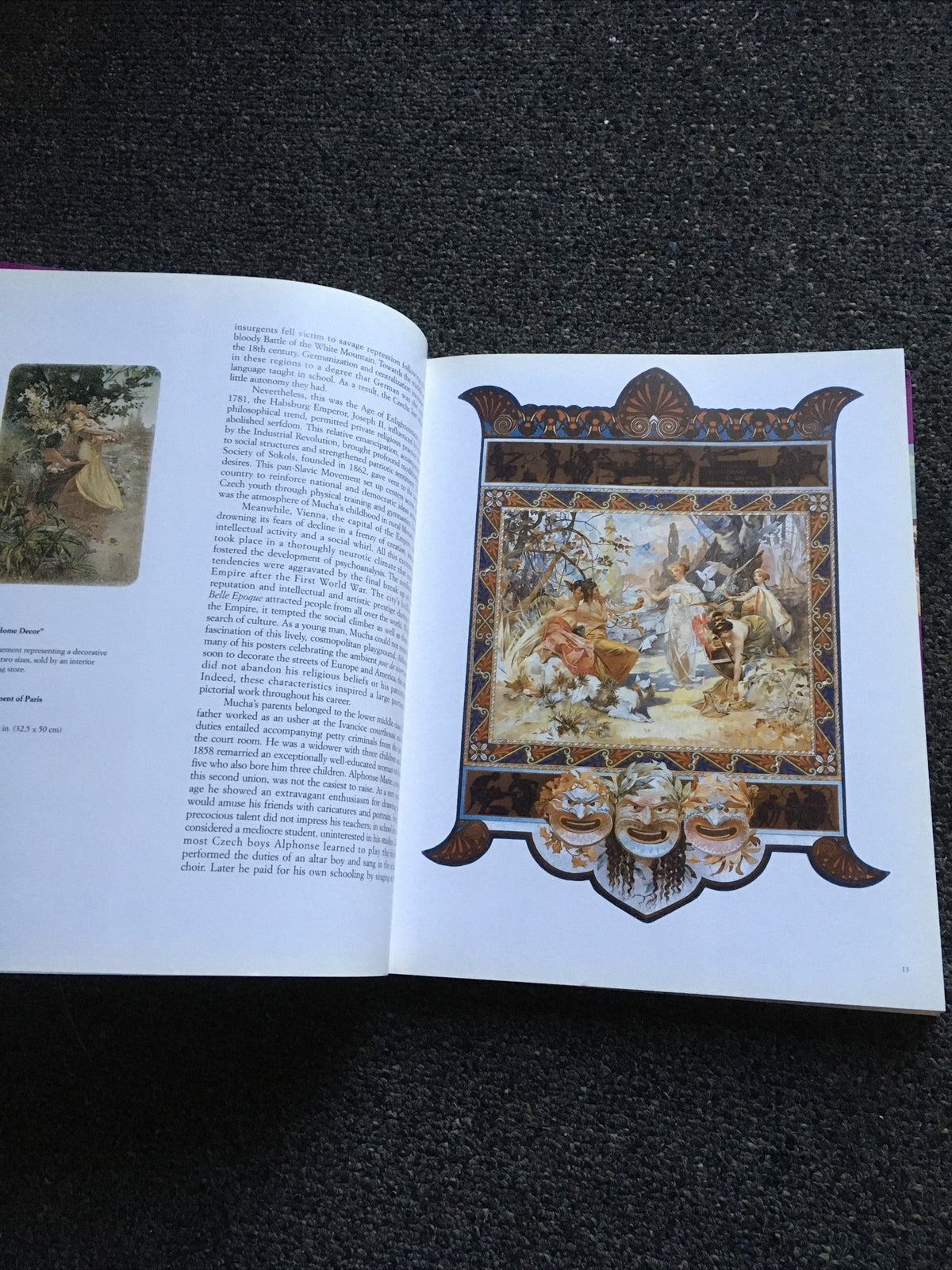 MUCHA The Triumph of Art Nouveau by Arthur Ellridge - 1992 1st Ed Terrail, Paris3