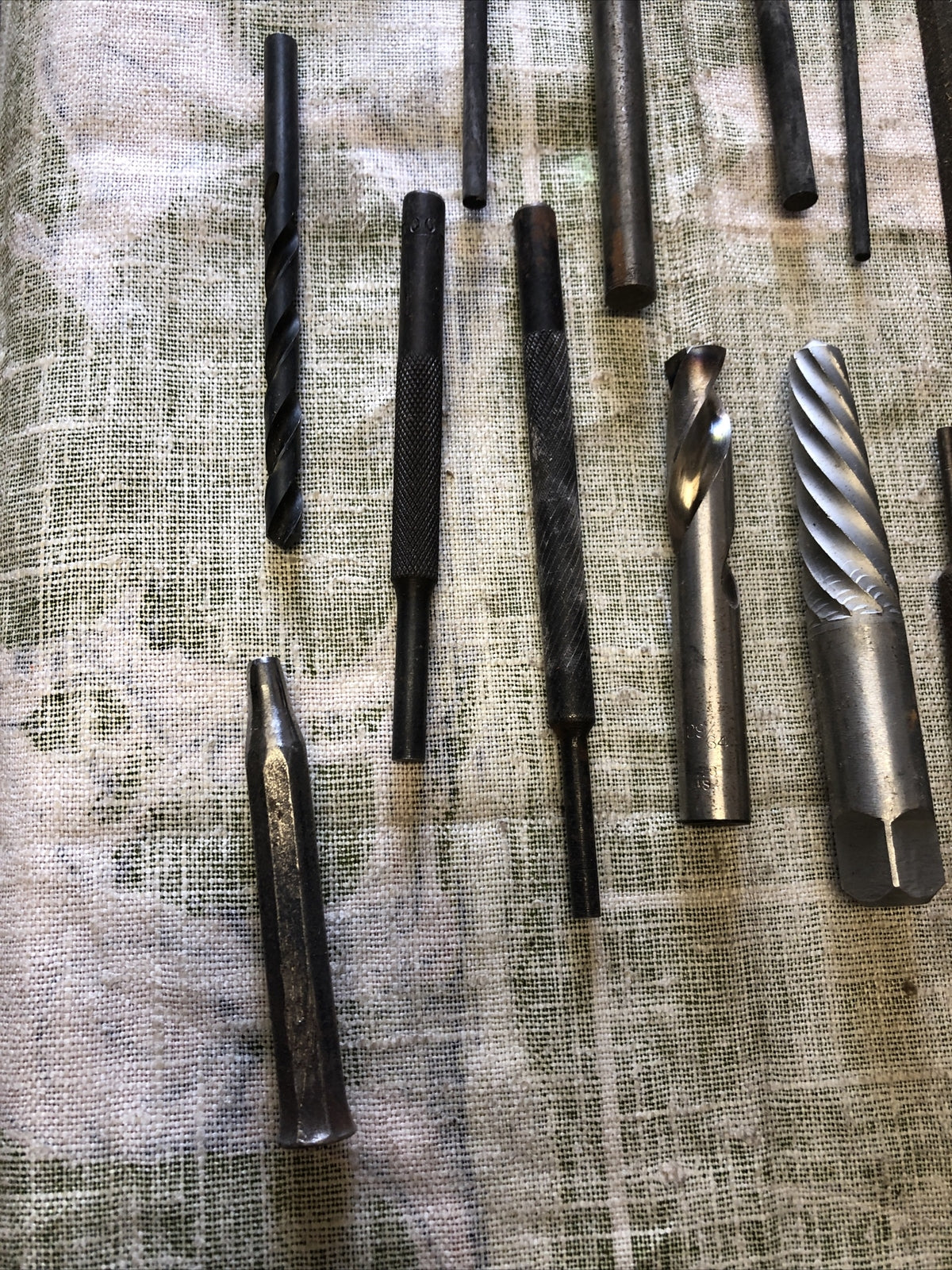 Vintage Mixed Lot Of 21 Tools Hargrave Threadit Etc. Drill Bits1