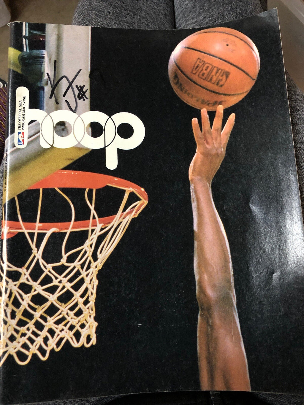 1989-90 NBA Hoop Magazine - KJ #7 Warriors Stats0