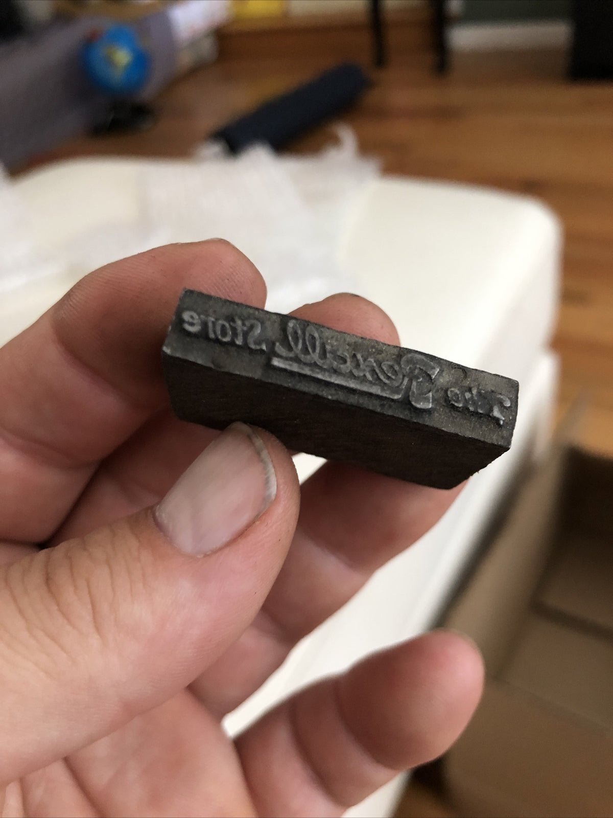 Vintage Rexall Drug Store  Metal Ink Stamp Printing Plate Sign2