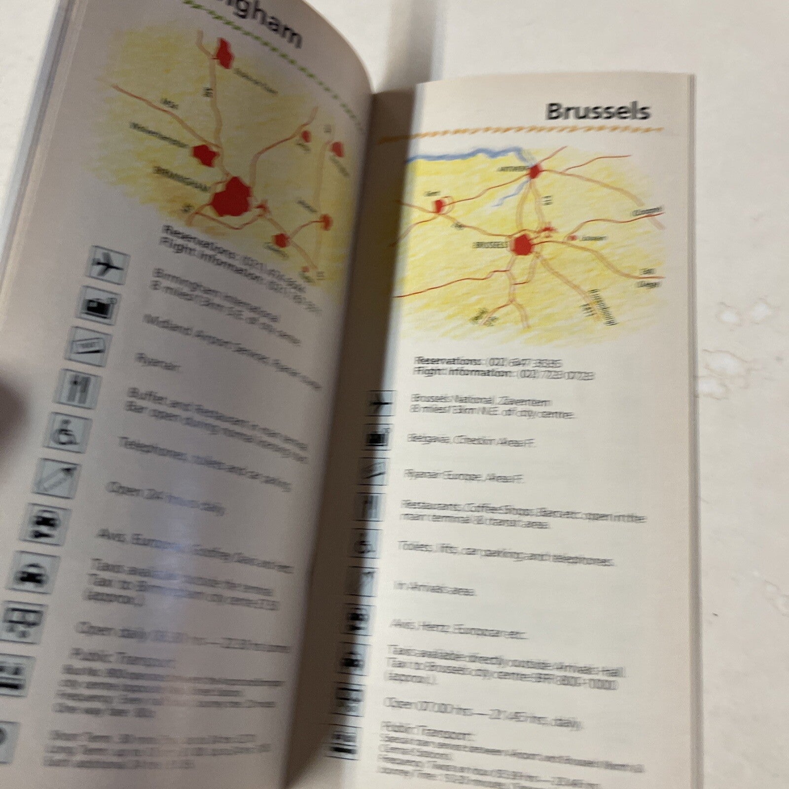 Ryanair AIRLINE May 1988 TIMETABLE SCHEDULE Brochure flight cover4