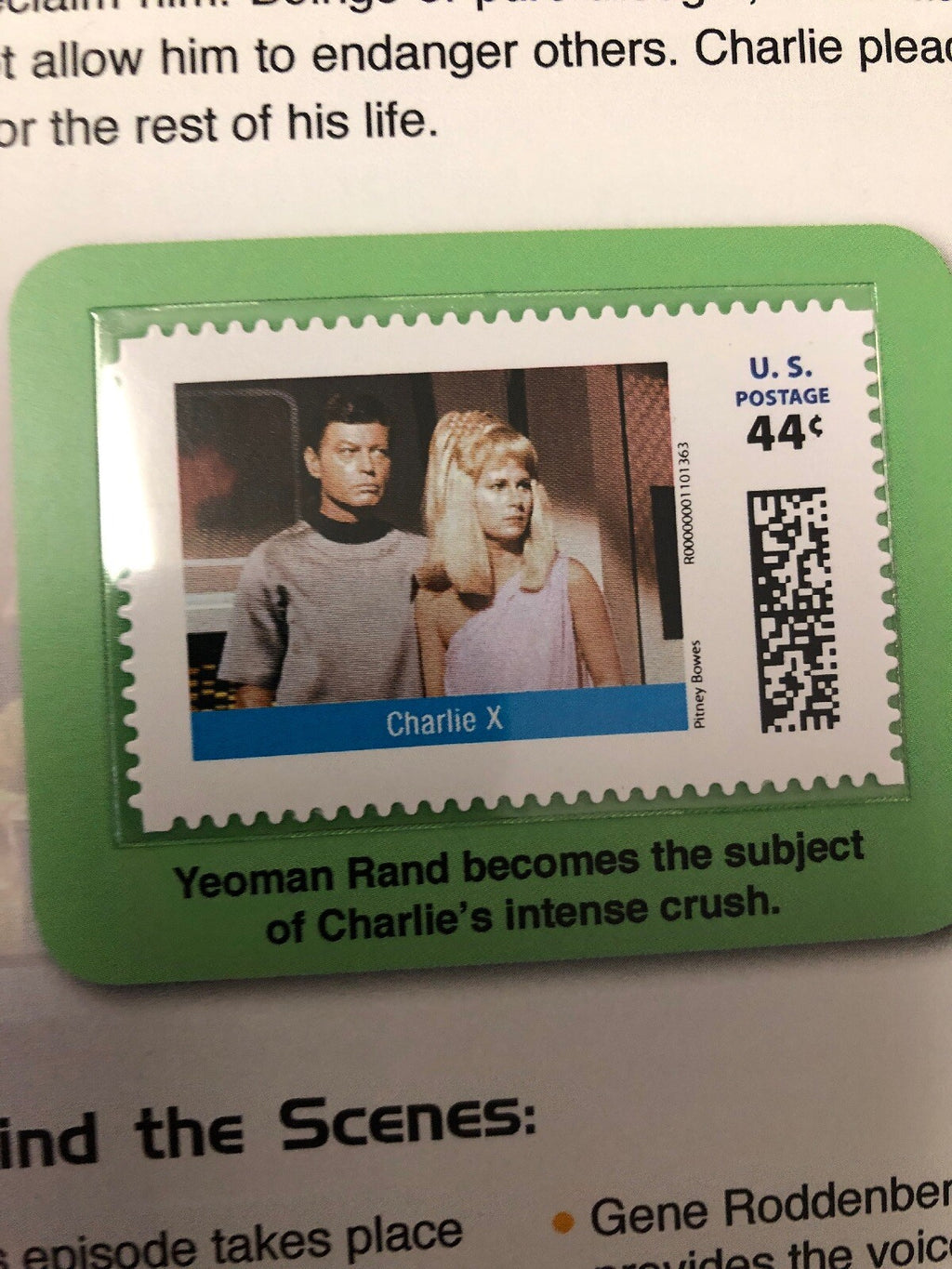 STAR TREK 2011 44 Cent Large Stamp Panel "Charlie X" #81