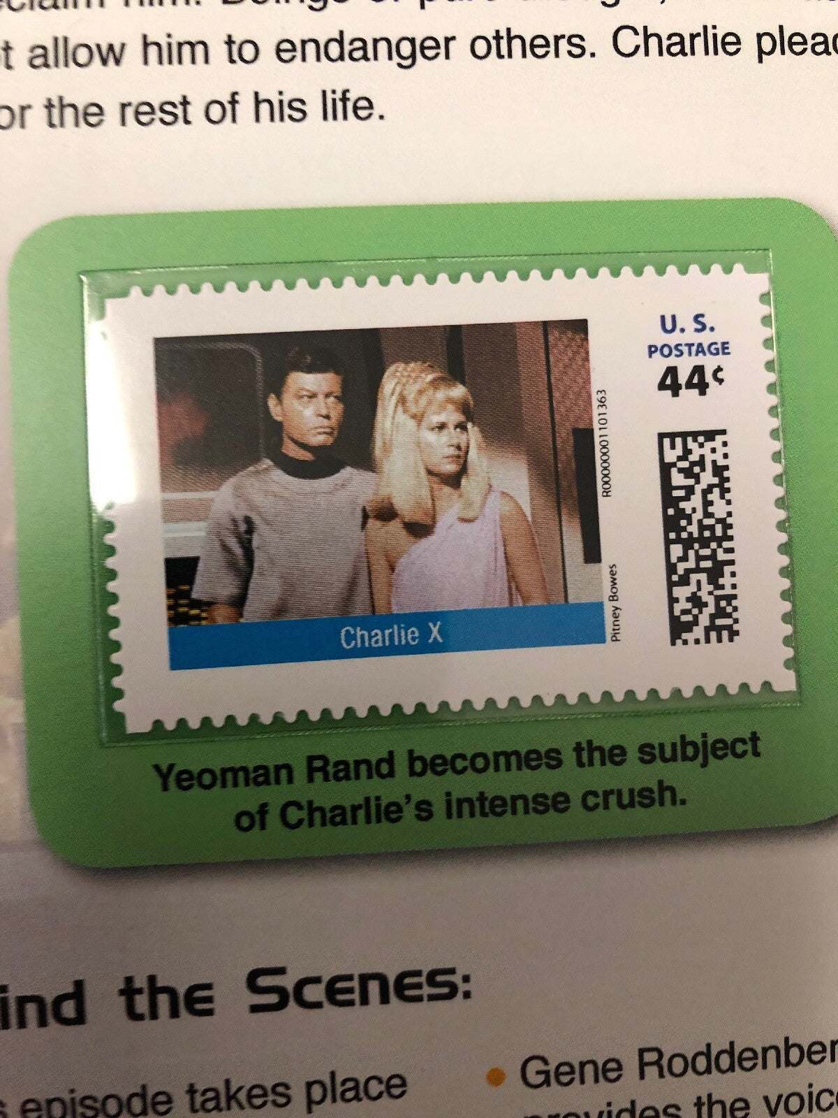 STAR TREK 2011 44 Cent Large Stamp Panel "Charlie X" #81