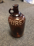 Purex Amber Brown Glass Two Full Quarts Bottle0