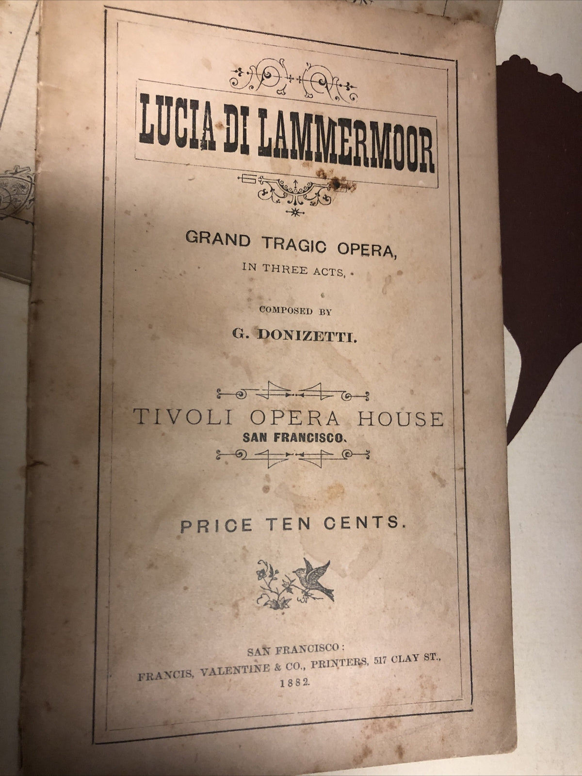 Lot 5: THE CHICAGO OPERA ASSOCIATION libretto Carmen by Georges Bizet And More3