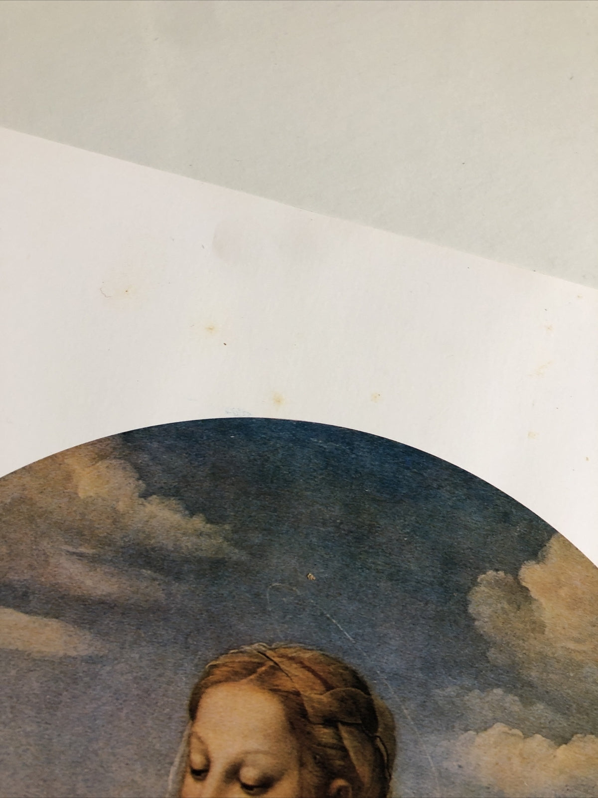 Madonna By Sanzio Raphael Lithograph Art Print 1986 Haddad’s Fine Art 19”x11”5