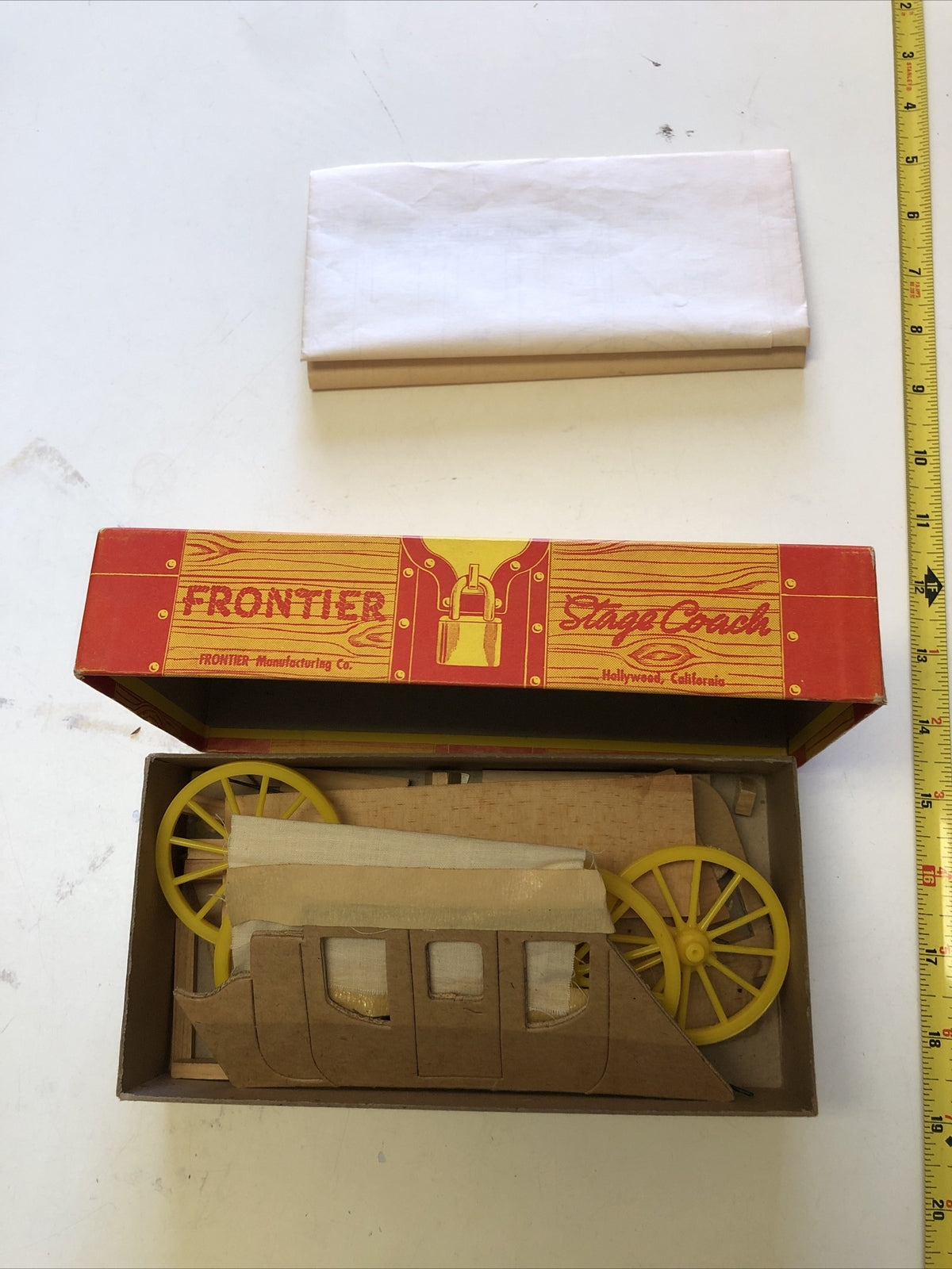 Vintage Frontier Days Stage Coach Build Your own With Instructions0