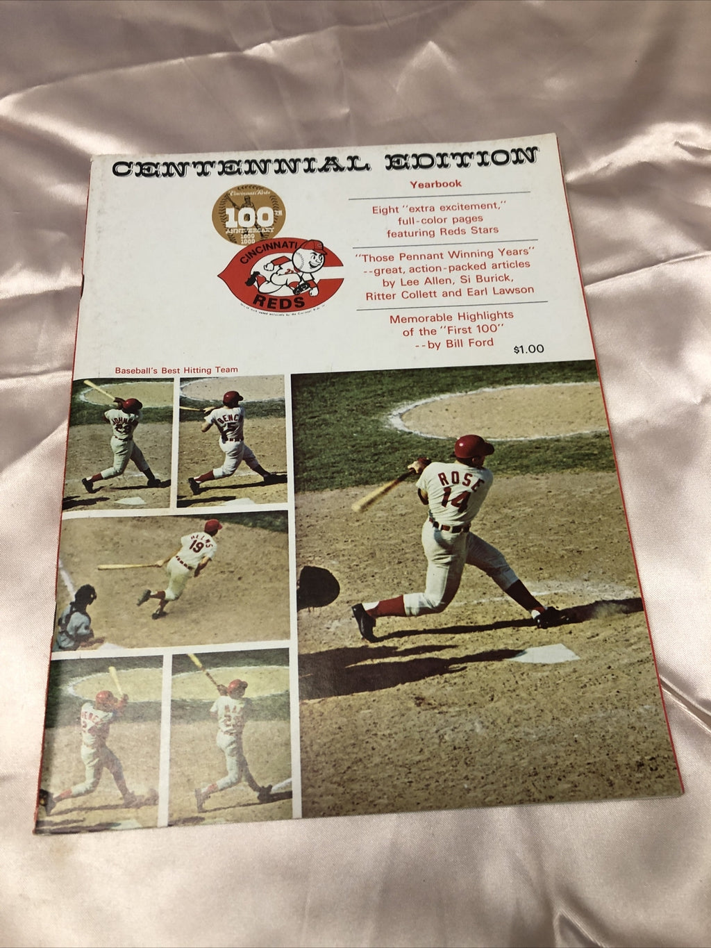 Cincinnati Reds 1969 Centennial Edition Baseball Yearbook0
