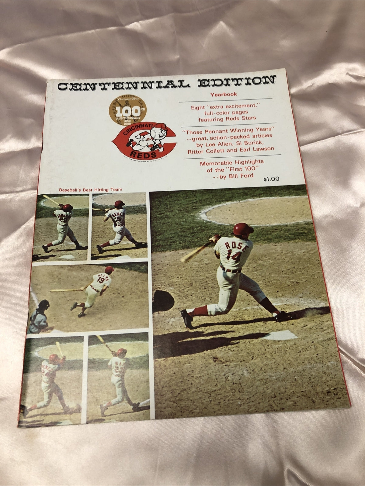 Cincinnati Reds 1969 Centennial Edition Baseball Yearbook0