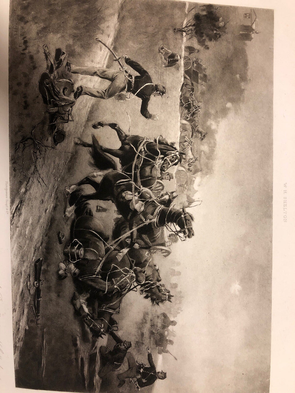 W H Shelton A Recollection Of Gellyshring Photogravure Group 12x171