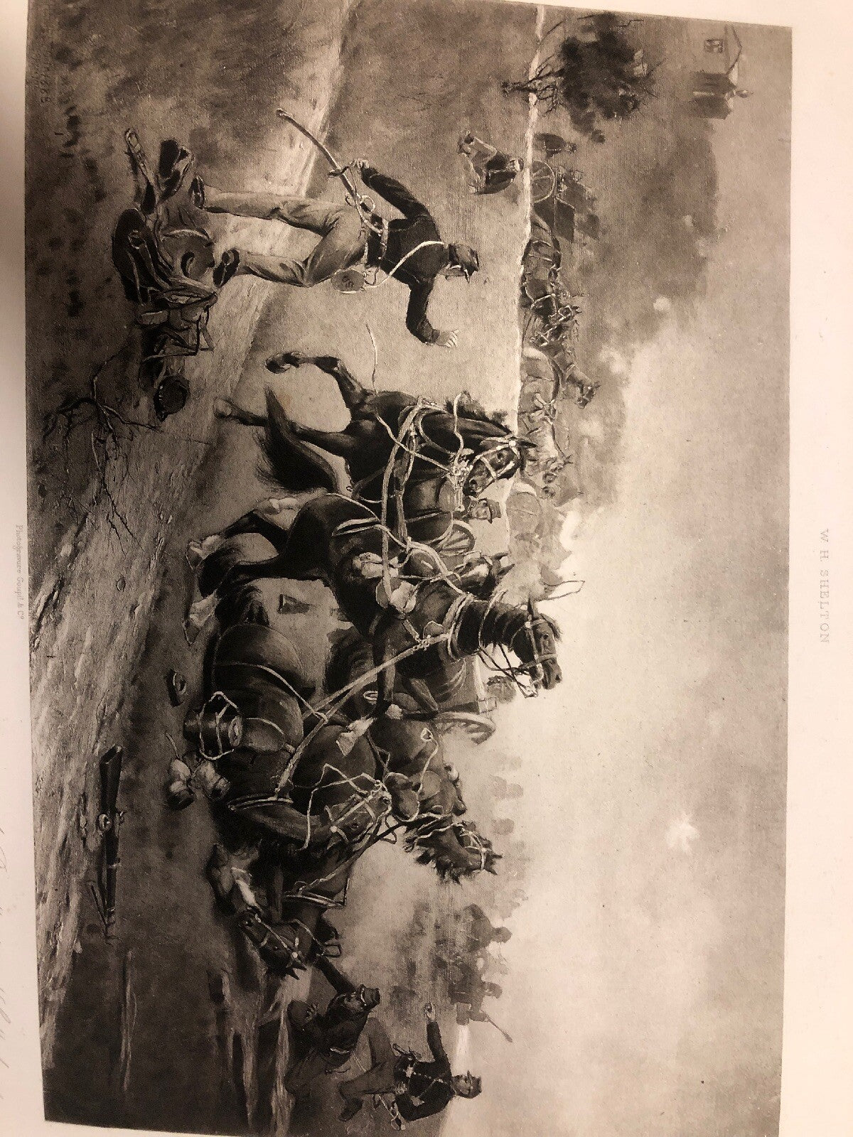 W H Shelton A Recollection Of Gellyshring Photogravure Group 12x171