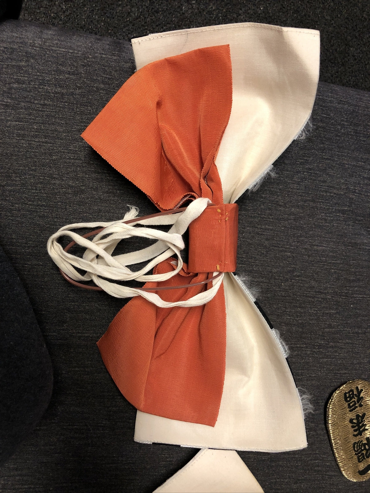 Japanese Vintage Silk Kimono Obi Sash Belt Bow4