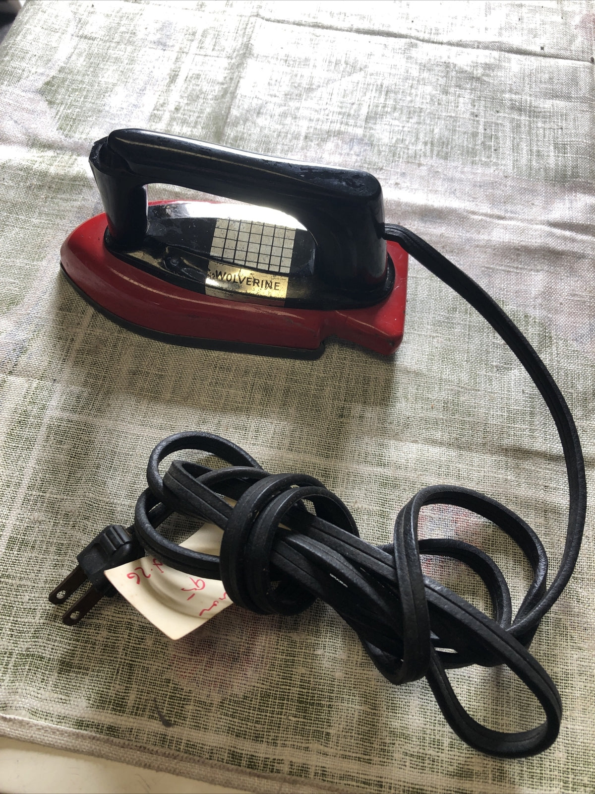 Vintage Wolverine Child's Toy Iron Electric 1960s0