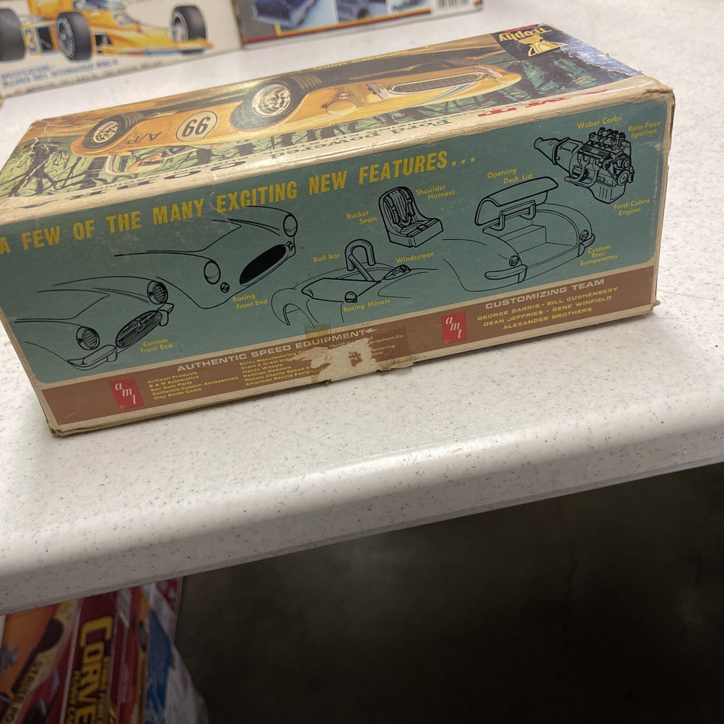 1960s RARE Amt 2170  69 COBRA Roadster Unbuilt Model Kit 3 Customizing Options7