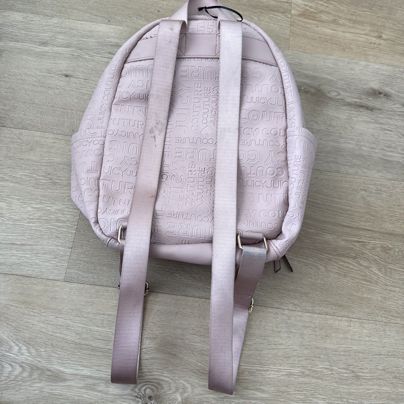 Juicy Couture Pink and Gold Word Search Backpack7