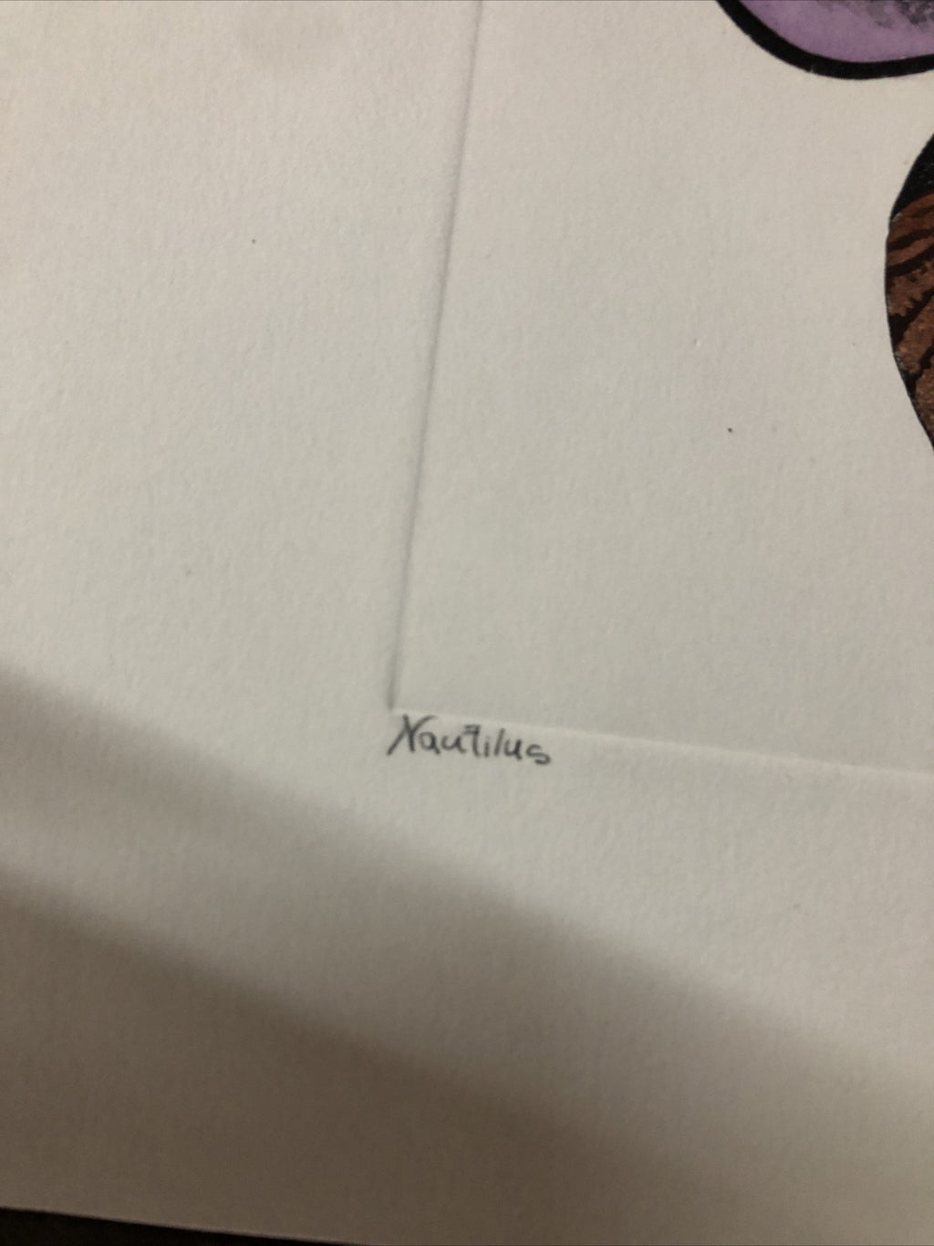Dan Mitra Signed Etching “Nautilus” 36”x13”2